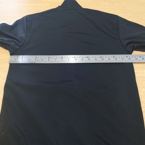 Adidas Primegreen Tracksuit Jacket Men's Black 34/36 Small Full Zip Firebird - Picture 11 of 15